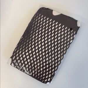 Black and White Fishnet Stockings